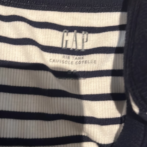 Gap ribbed tank. Striped. Small. - Picture 3 of 3